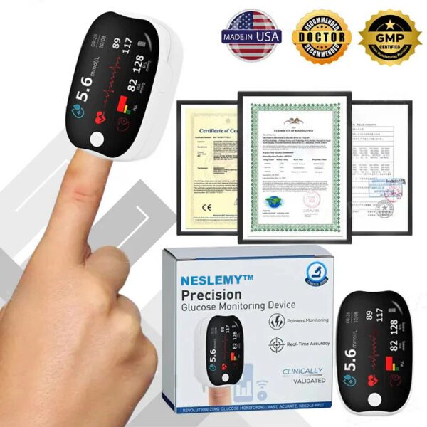 Advanced Laser Glucose Monitor – No Pricks, 99.9% Accuracy!!!